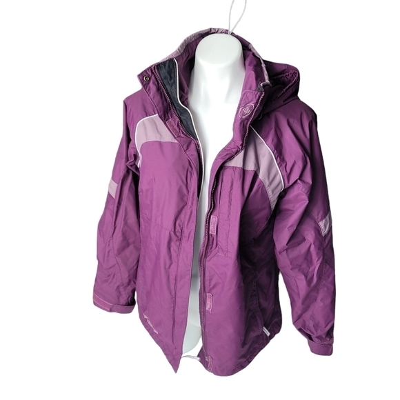 Columbia Hooded Jacket Small Rain Wind Jacket - Picture 7 of 9